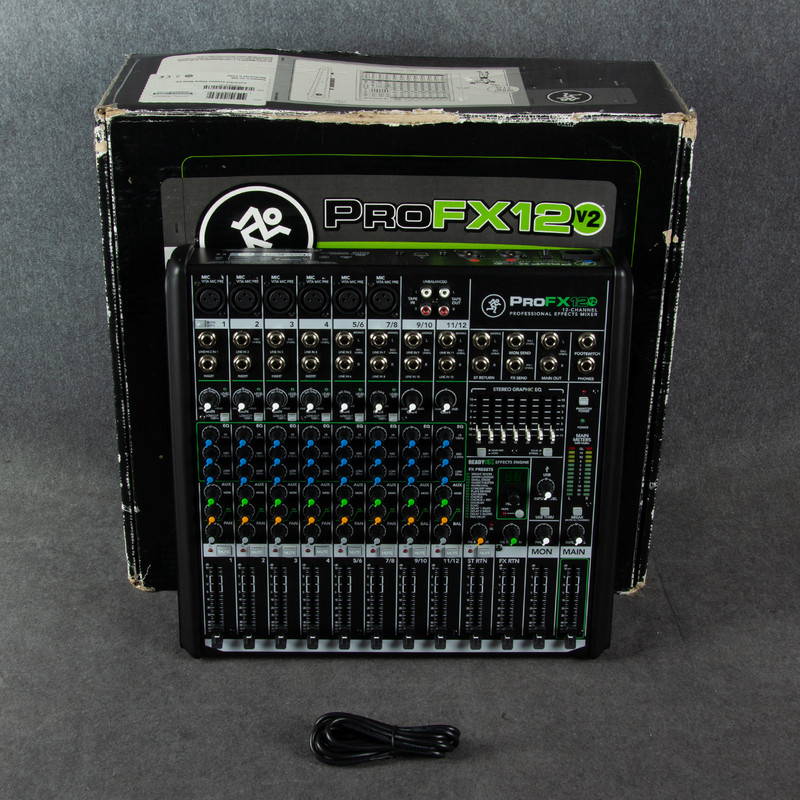Mackie ProFX12 V2 Mixer - Boxed - 2nd Hand Mackie ProFX12 V2 Mixer - Boxed - 2nd Hand