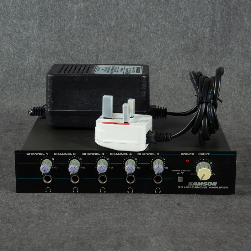 Samson Q5 Headphone Amp - PSU - 2nd Hand