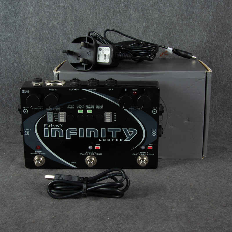 Pigtronix Infinity Looper Pedal - PSU - Box & PSU - 2nd Hand
