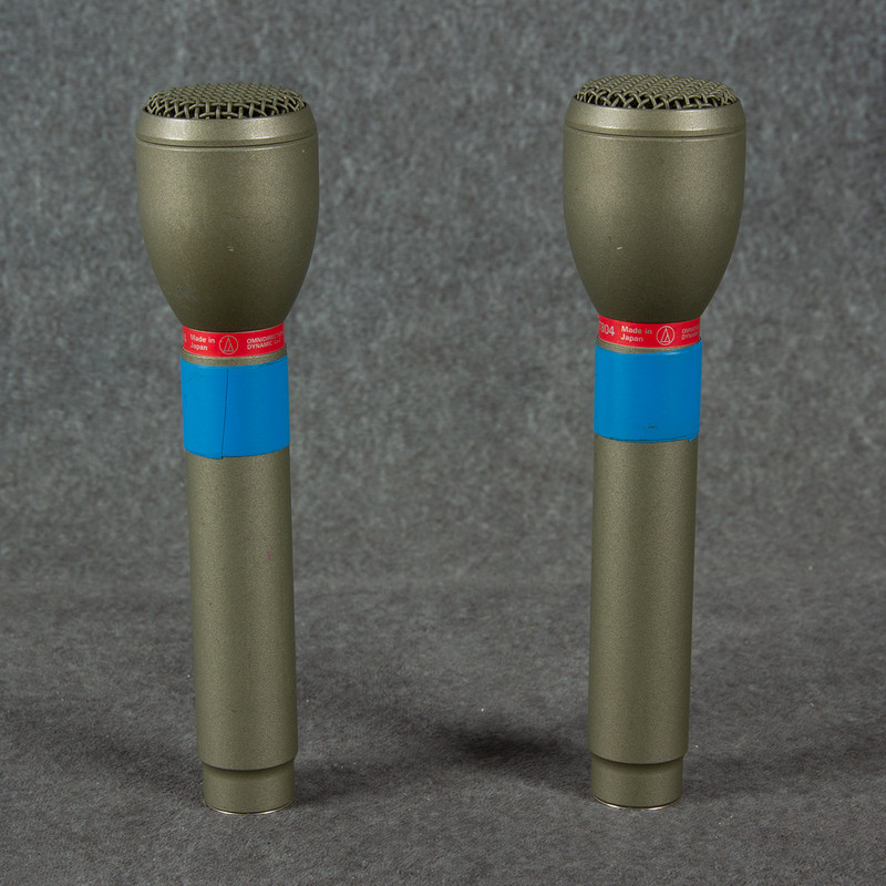 Audio-Technica AT804 Omnidirectional Dynamic Microphone - Pair - 2nd Hand Audio-Technica AT804 Omnidirectional Dynamic Microphone - Pair - 2nd Hand