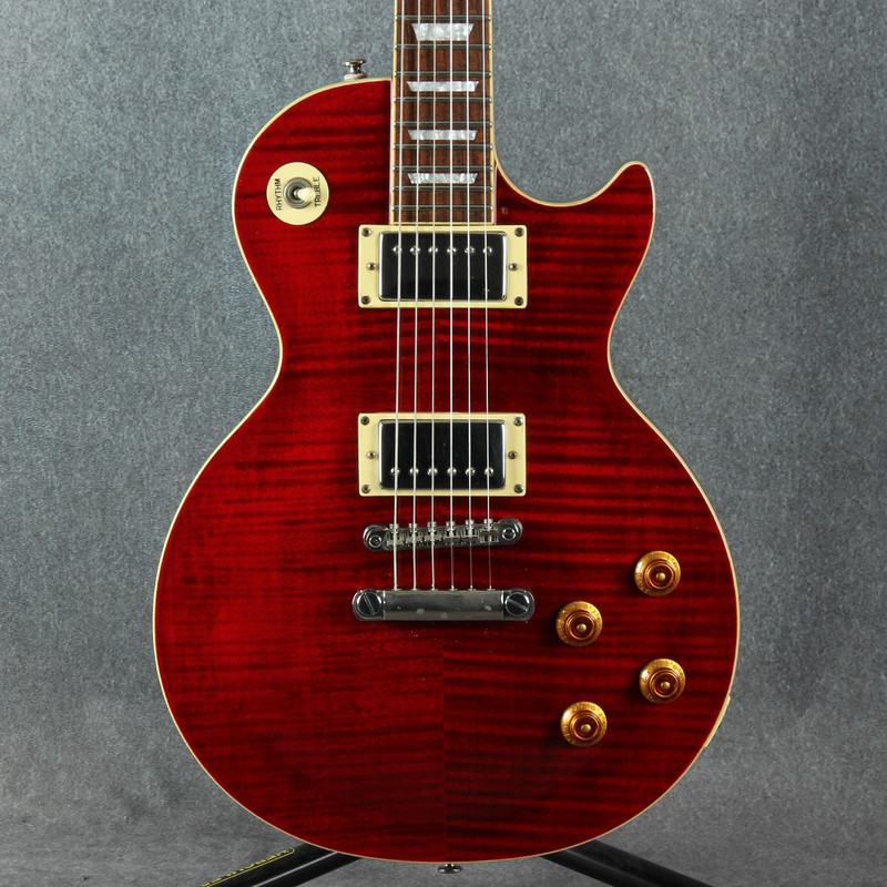 Epiphone Les Paul Standard Figured - Transparent Red - 2nd Hand