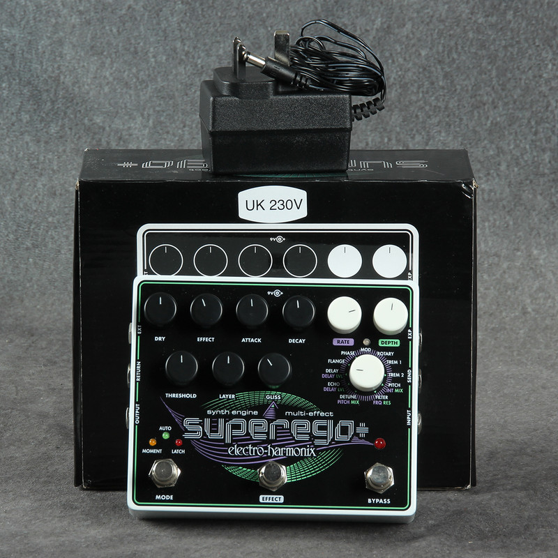 Electro Harmonix Superego+ - Box & PSU - 2nd Hand Electro Harmonix Superego+ - Box & PSU - 2nd Hand