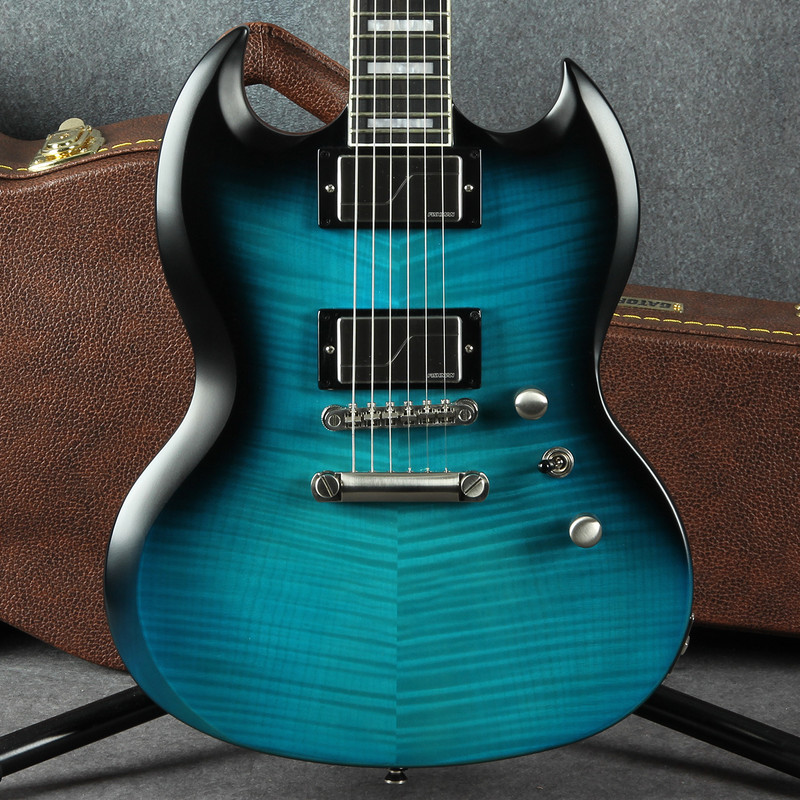 Epiphone SG Prophecy - Blue Tiger - Hard Case - 2nd Hand
