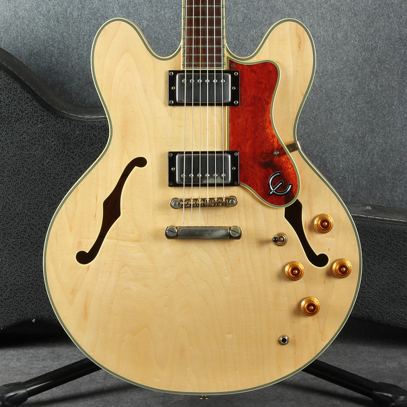 Epiphone Sheraton - Made in Korea - Natural - Hard Case - 2nd Hand
