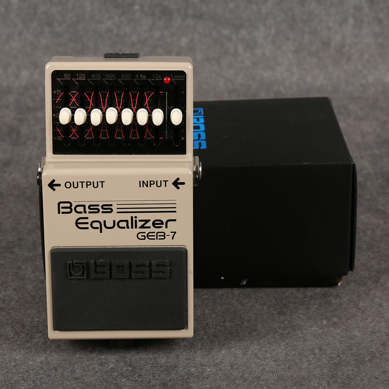 Boss GEB-7 Bass Graphic Equalizer - Boxed - 2nd Hand