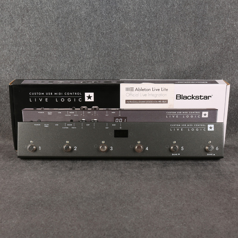 Blackstar Live Logic 6-Button Midi Foot Controller - Boxed - 2nd Hand (141445)