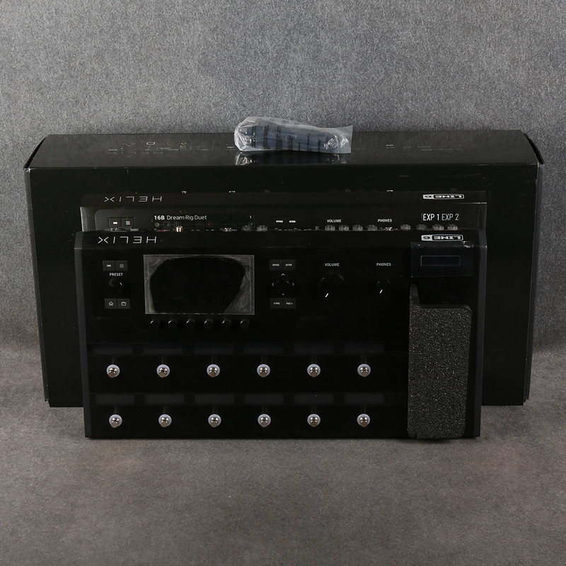 Line 6 Helix Floor Multi FX Processor - Boxed - 2nd Hand Line 6 Helix Floor Multi FX Processor - Boxed - 2nd Hand