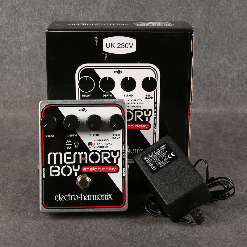 Electro Harmonix Memory Boy - Box & PSU - 2nd Hand (141505) Electro Harmonix Memory Boy - Box & PSU - 2nd Hand (141505)