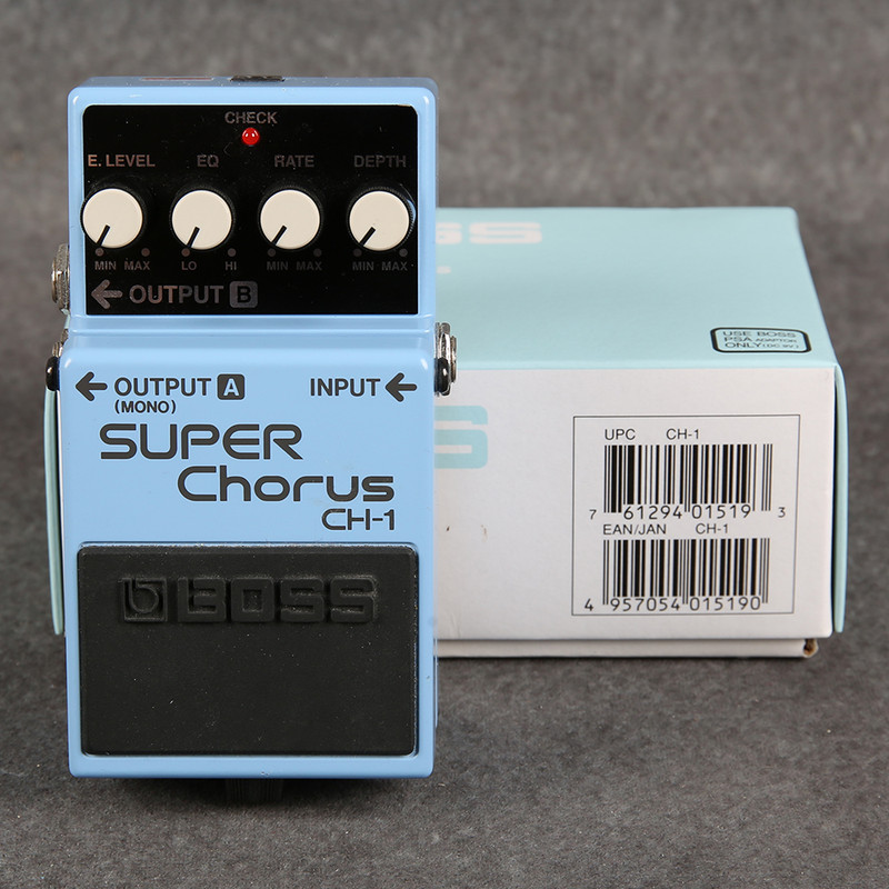 Boss CH-1 Super Chorus Pedal - Boxed - 2nd Hand (141690)