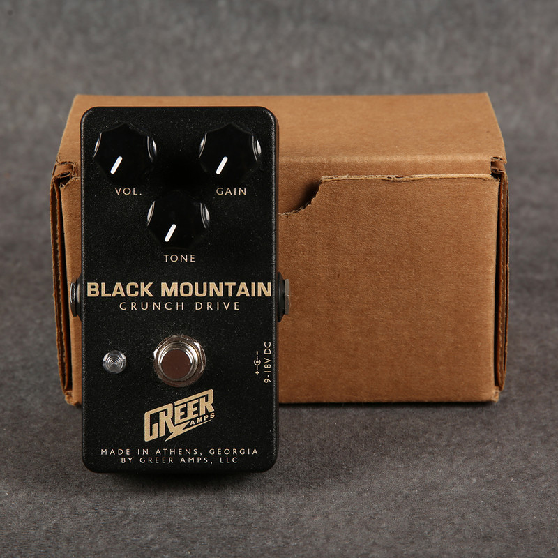 Greer Amps Black Mountain Crunch Drive - Boxed - 2nd Hand