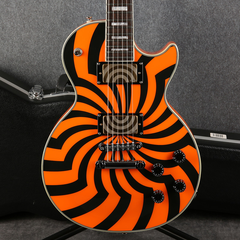 Epiphone Zakk Wylde Signature Les Paul Custom - Buzzsaw Orange - Case - 2nd Hand