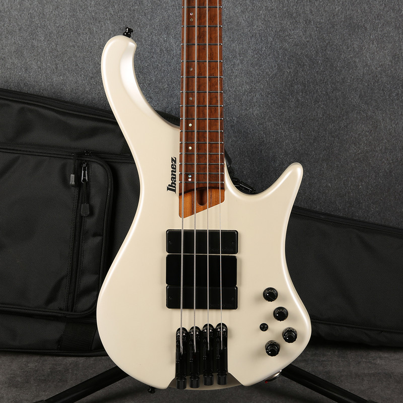 Ibanez Bass Workshop EHB1000-PWM - Pearl White Matte - Gig Bag - 2nd Hand