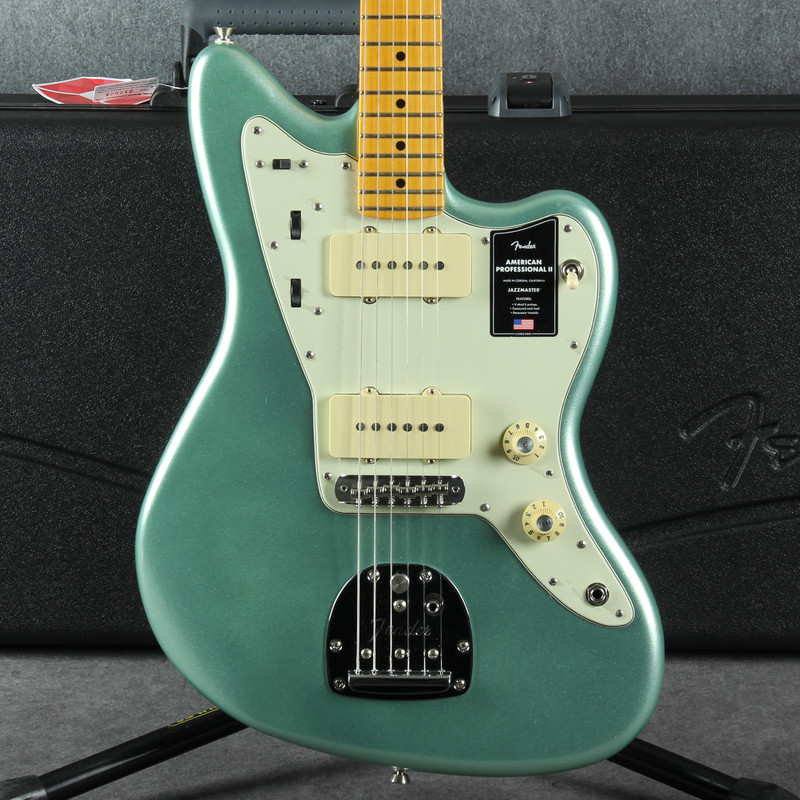 Fender American Professional II Jazzmaster - Mystic Surf Green - Case - 2nd Hand (X1165663)