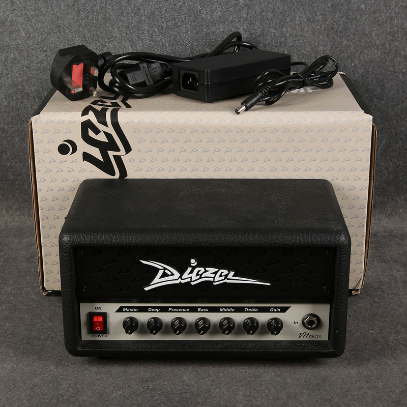 Diezel VH Micro 30w Amp Head - Box & PSU - 2nd Hand Diezel VH Micro 30w Amp Head - Box & PSU - 2nd Hand