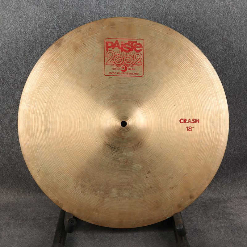 Paiste 2002 18 Inch Crash Cymbal - 2nd Hand