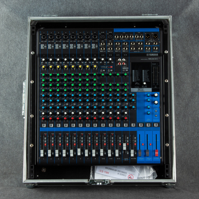 Yamaha MG16XU Mixer - Flight Case - 2nd Hand