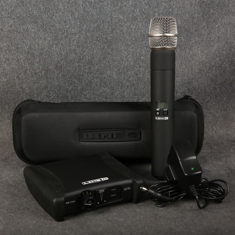 Line 6 XD-V35 Digital Wireless Mic System - PSU - Case - 2nd Hand