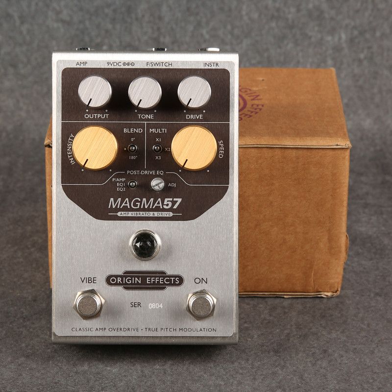 Origin Effects Magma57 Amp Vibrato & Drive - Boxed - 2nd Hand