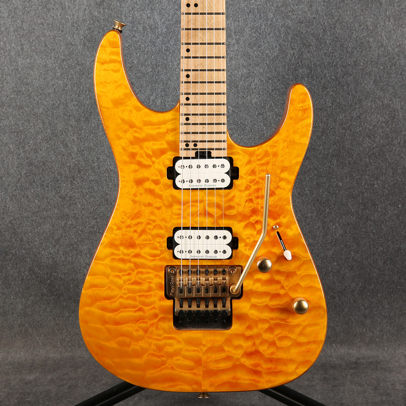 Charvel Pro-Mod DK24 HH FR M Mahogany - Dark Amber - 2nd Hand
