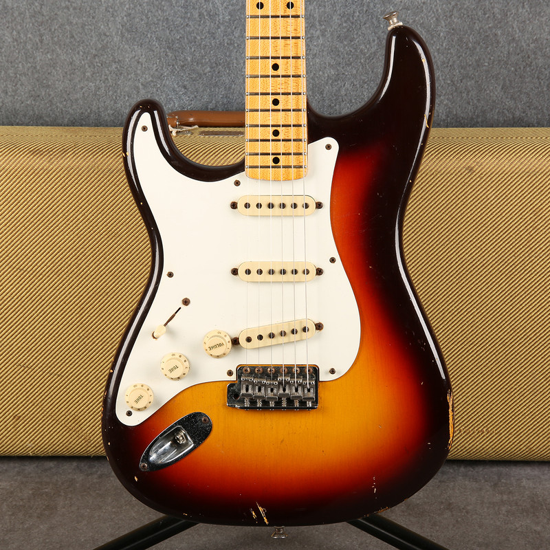 Fender Custom Shop 1958 Journeyman Relic Lefty Stratocaster - Case - 2nd Hand Fender Custom Shop 1958 Journeyman Relic Lefty Stratocaster - Case - 2nd Hand