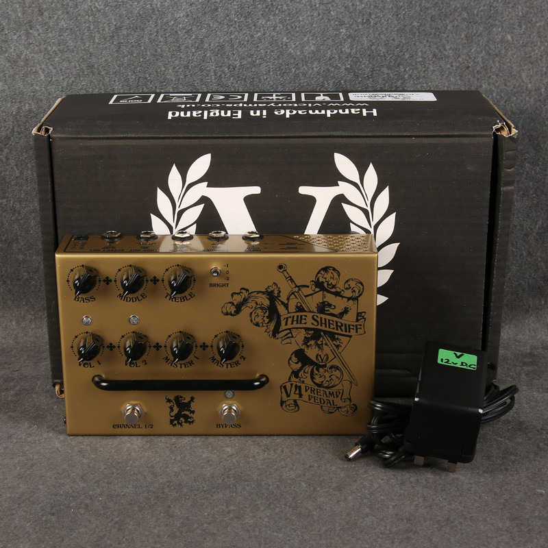 Victory V4 The Sheriff Preamp Pedal - Box & PSU - 2nd Hand (142339)