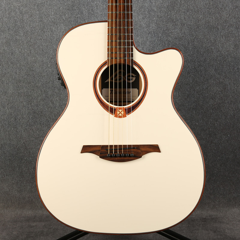 LAG Tramontane T118 ASCE Electro Acoustic - Ivory - 2nd Hand