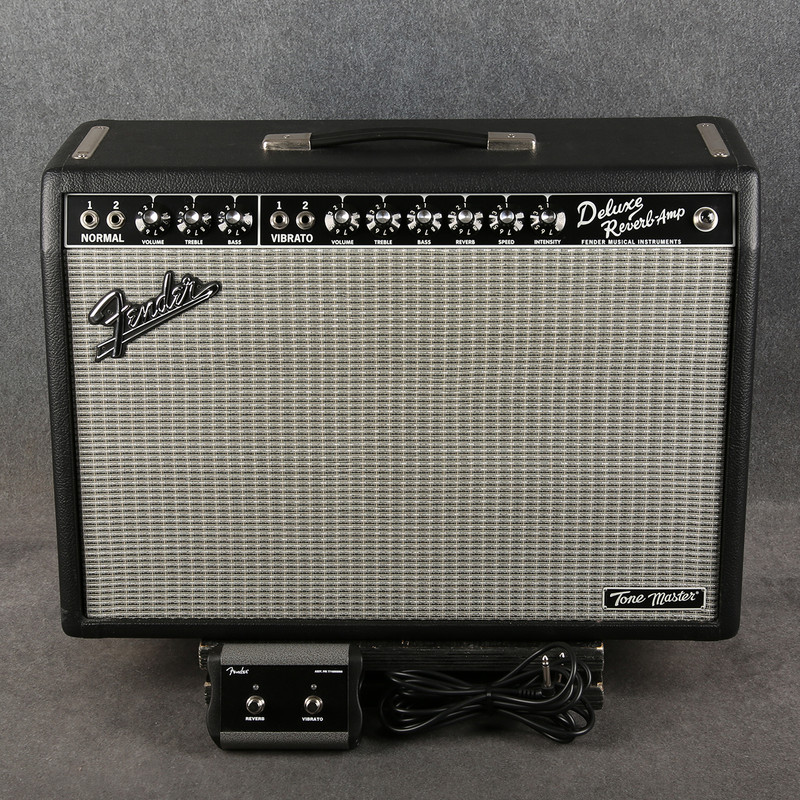 Fender Tone Master Deluxe Reverb Combo Amplifier - Footswitch - 2nd Hand