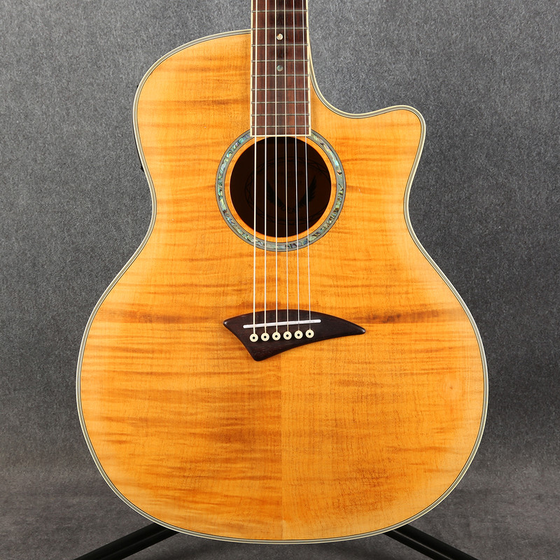 Dean Exotica Flame Maple Electro Acoustic - Faded Tiger Eye Satin - 2nd Hand