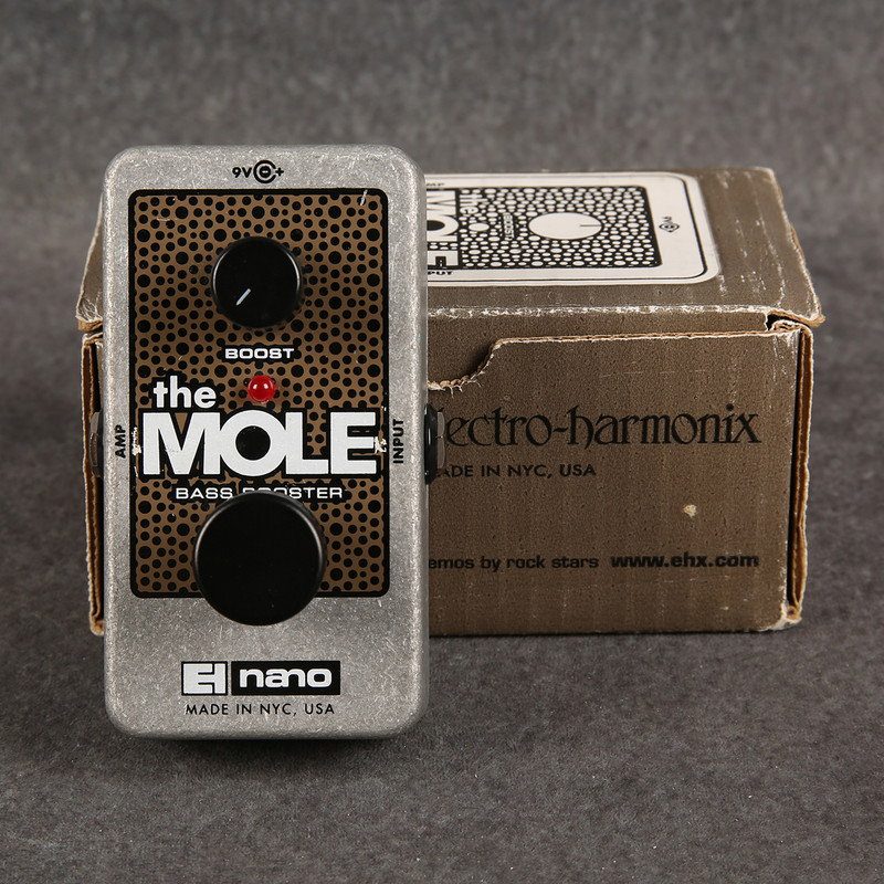 Electro Harmonix The Mole Bass Boost Pedal - Boxed - 2nd Hand