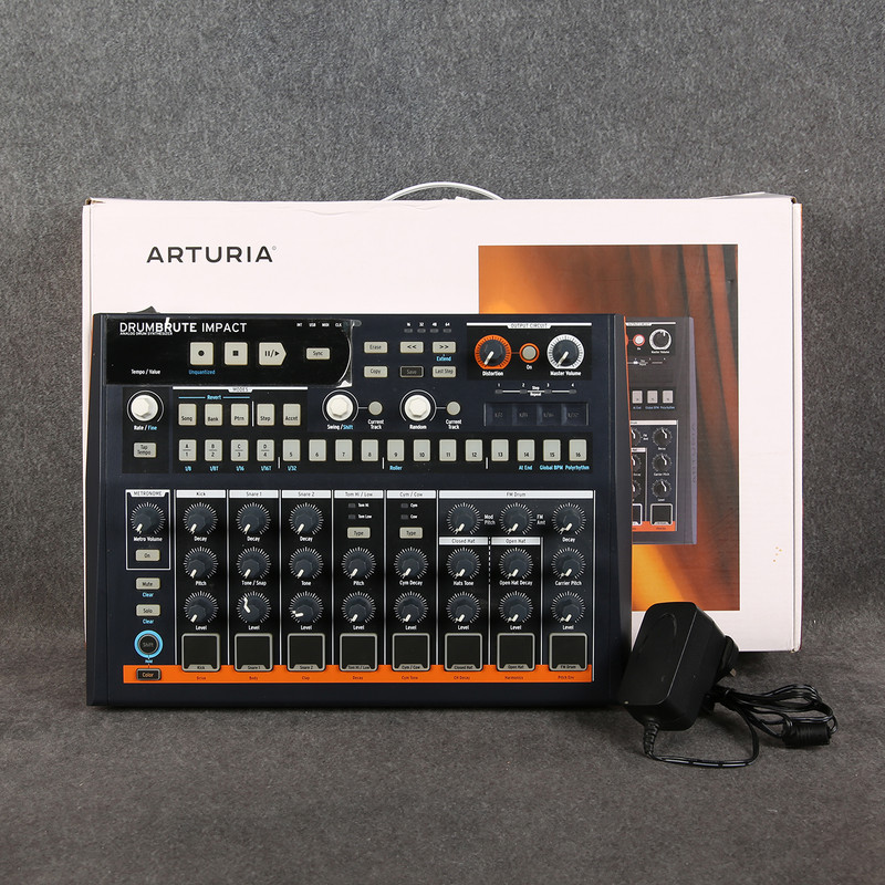 Arturia DrumBrute Impact Analog Drum Machine - Box & PSU - 2nd Hand (142609)