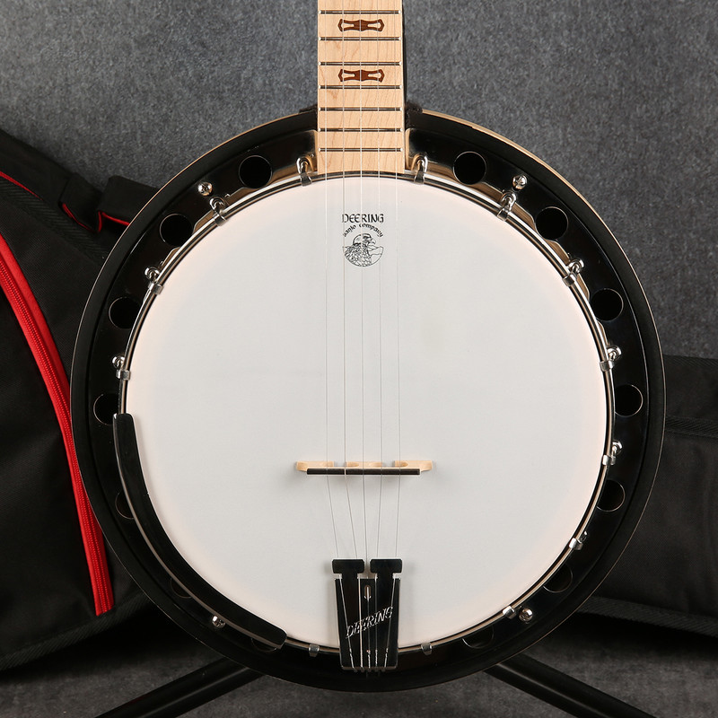 Deering Goodtime Two 5-String Resonator Banjo - Blonde - Gig Bag - 2nd Hand Deering Goodtime Two 5-String Resonator Banjo - Blonde - Gig Bag - 2nd Hand