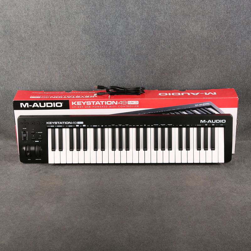 M-Audio Keystation 49 MK3 - Boxed - 2nd Hand (142780) M-Audio Keystation 49 MK3 - Boxed - 2nd Hand (142780)