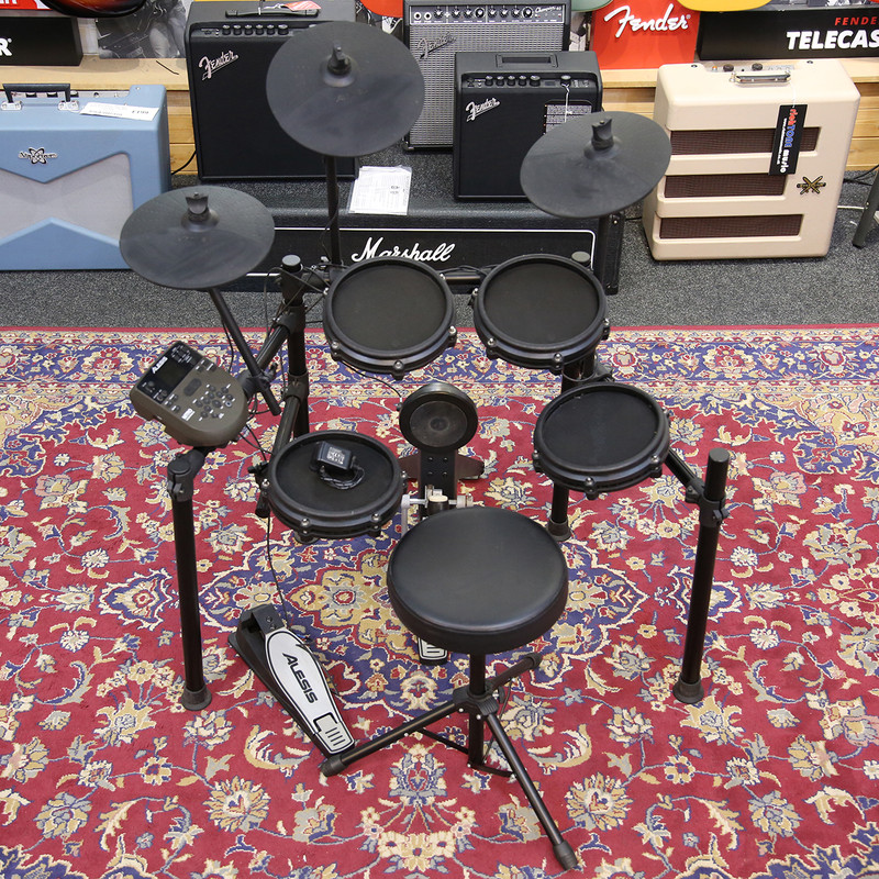 Alesis Nitro Mesh Electronic Drum Kit - Stool & PSU - 2nd Hand