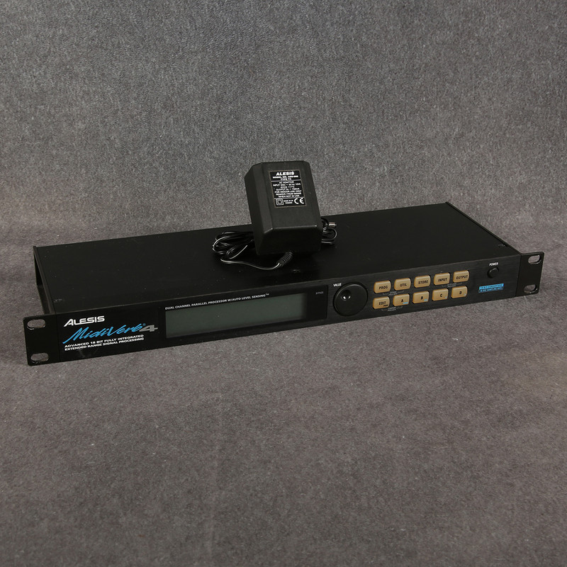 Alesis MidiVerb 4 Dual-Channel Parallel Processor with Power Supply - 2nd Hand