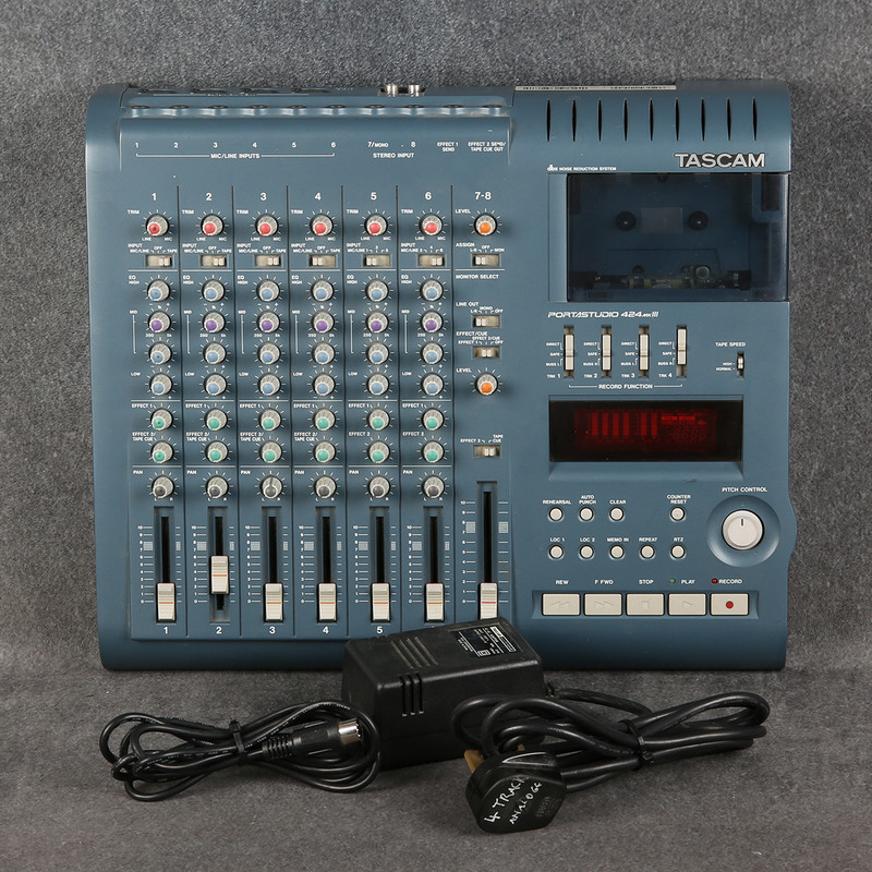 Tascam 424 MkIII Portastudio with Power Supply 2nd Hand | Rich