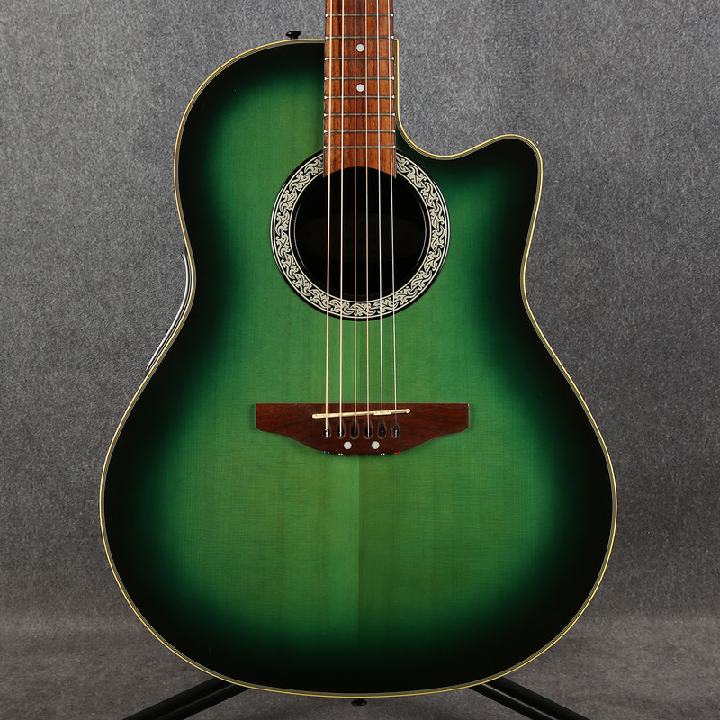 Ovation CC026 Electro Acoustic - Transparent Green - 2nd Hand
