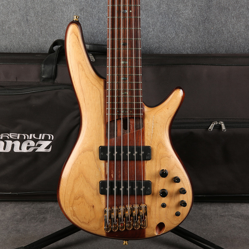 Ibanez Premium SR1306-NTF 6 String Bass - Soft Case - 2nd Hand