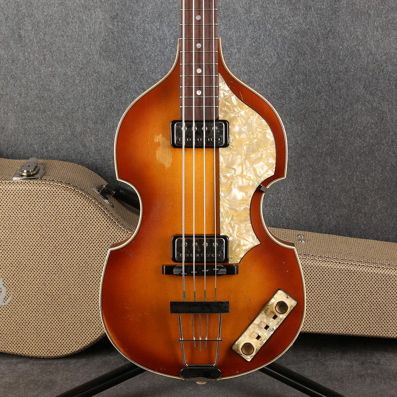 Hofner 500/1 63 Relic Violin Bass - Sunburst - Hard Case - 2nd Hand Hofner 500/1 63 Relic Violin Bass - Sunburst - Hard Case - 2nd Hand