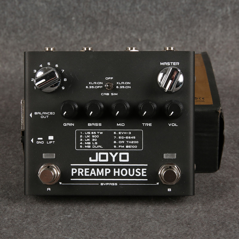 Joyo R-15 Preamp House Amplifier Simulators - Boxed - 2nd Hand