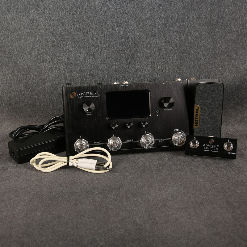 Hotone MP-100 Ampero Amp Modeller - Ampero Switch - Power Supply - 2nd Hand