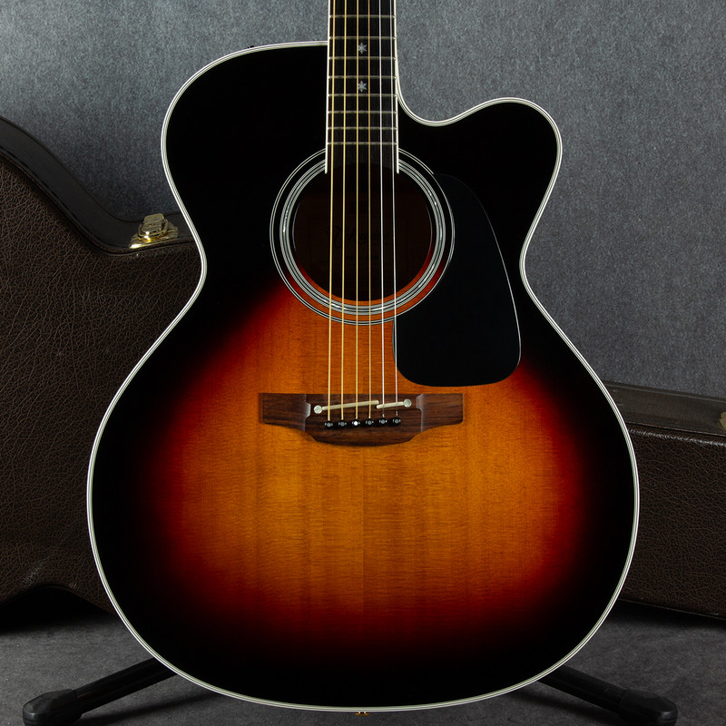 Takamine P6JC-BSB Electro-Acoustic - Brown Sunbrust - Hard Case - 2nd Hand