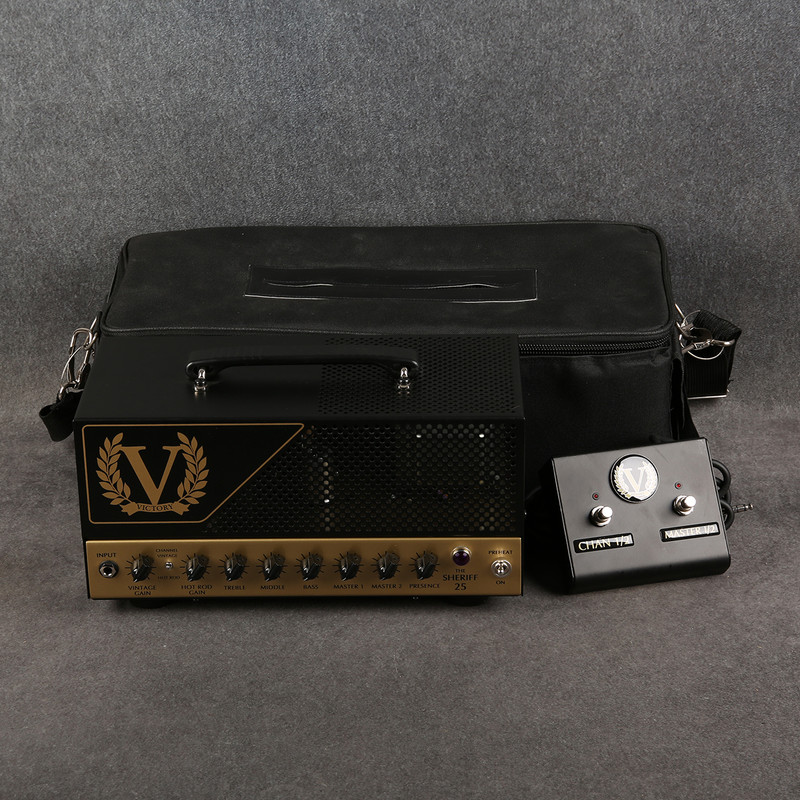 Victory Amps The Sheriff 25 Valve Amp Head - Footswitch - Bag - 2nd Hand