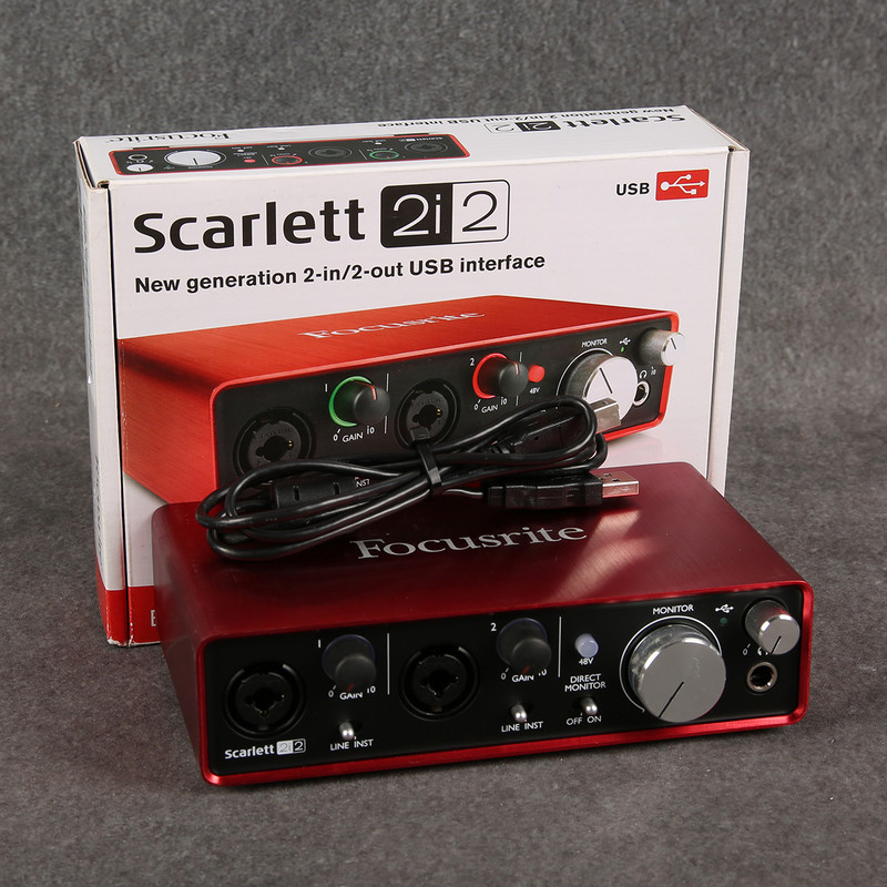 Focusrite Scarlett 2i2 2nd Gen - Boxed - 2nd Hand