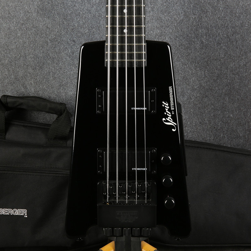 Steinberger XT-25 Standard 5 String Bass - Black - Gig Bag - 2nd Hand Steinberger XT-25 Standard 5 String Bass - Black - Gig Bag - 2nd Hand