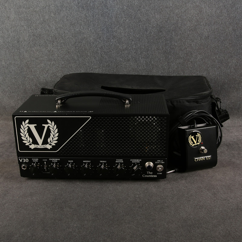 Victory V30 The Countess MK1 Valve Amp Head - Footswitch - 2nd Hand