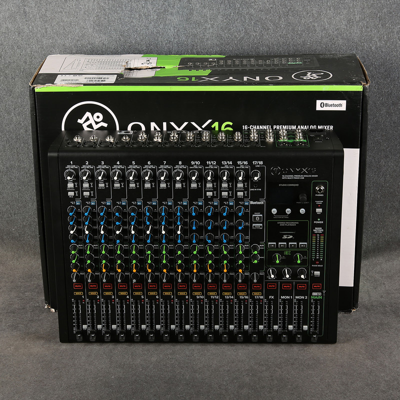 Mackie Onyx16 16-Channel Analog Mixer - Boxed - 2nd Hand