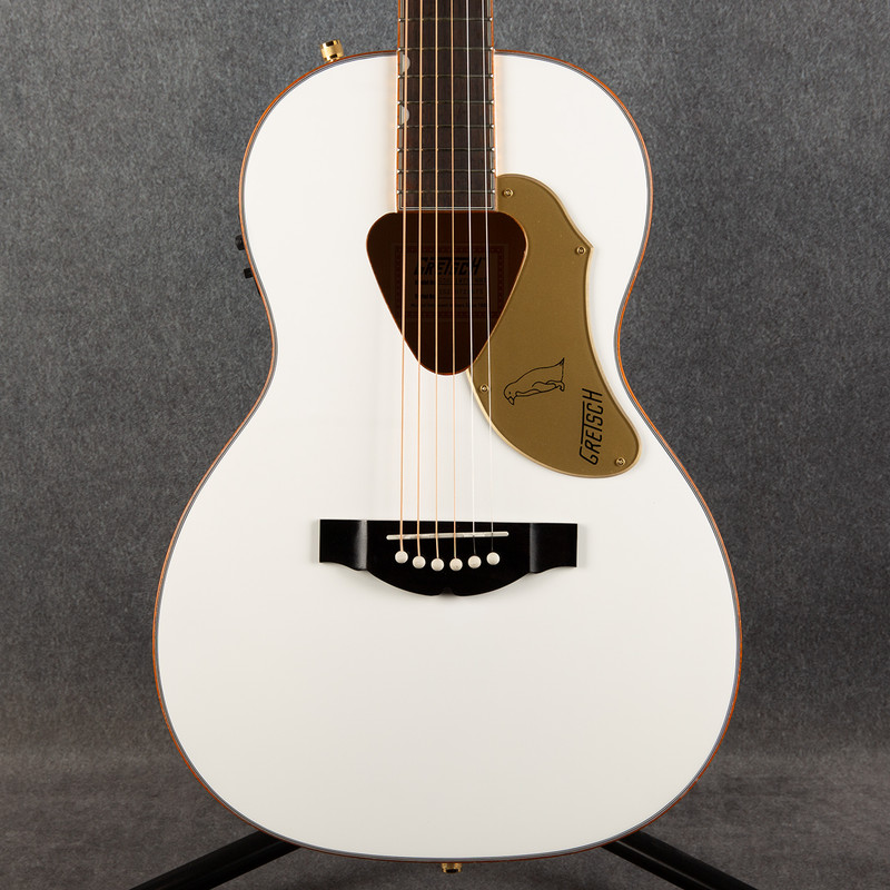 Gretsch G5021WPE Rancher Penguin Parlor Electro Acoustic - White - 2nd Hand