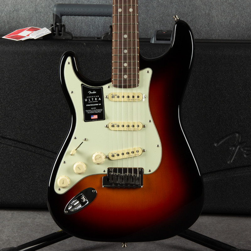 Fender American Ultra Stratocaster - LH - RW - Ultraburst - Hard Case - 2nd Hand