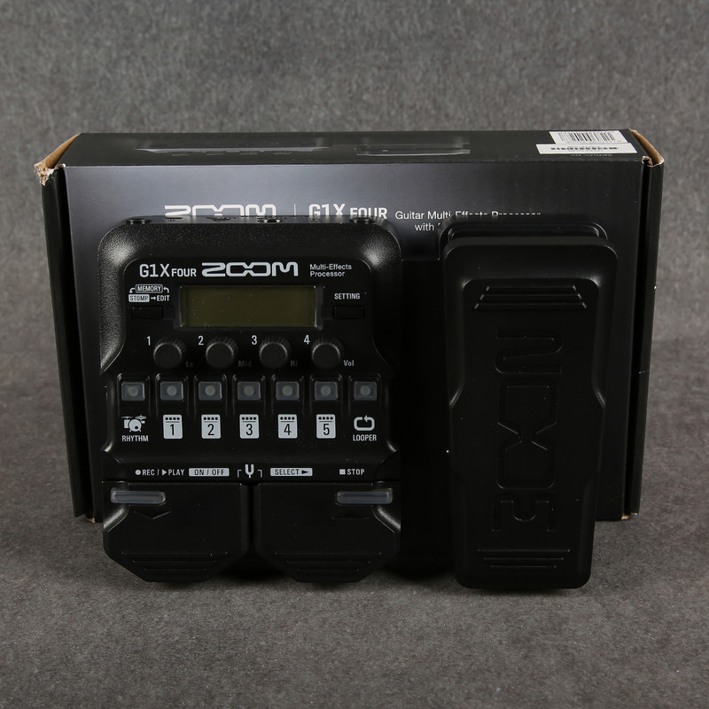 Zoom G1X Four Guitar Multi-Effects Processor - Boxed - 2nd Hand