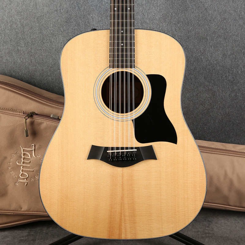 Taylor 150e 12 String Dreadnought Electro Acoustic - Natural - Bag - 2nd Hand